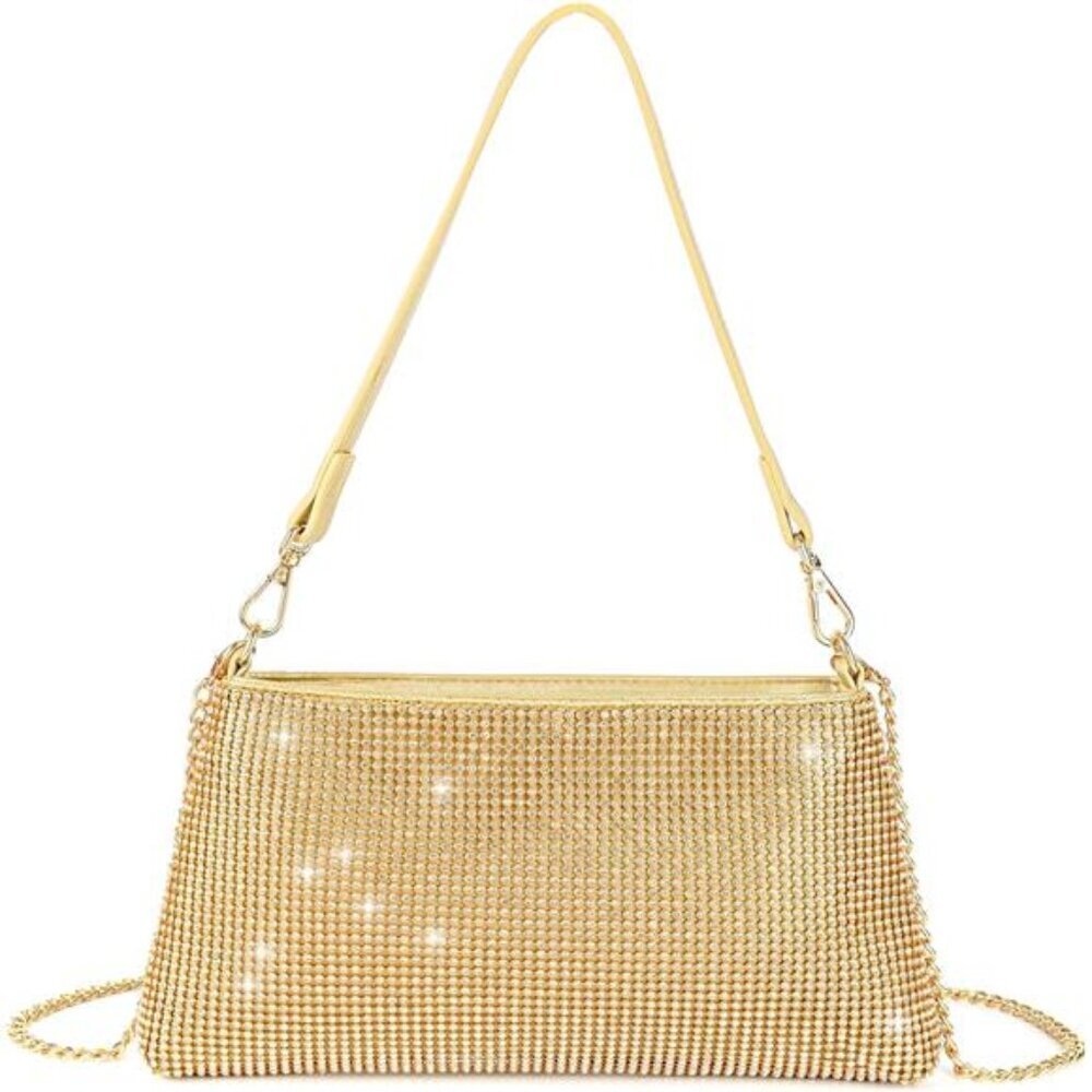 Sparkly Rhinestone Evening Clutch Bag Women Wedding Prom Party Purse Handbag
